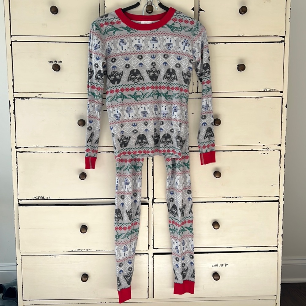 Hanna Andersson kids size 14 Star Wars Christmas pajamas